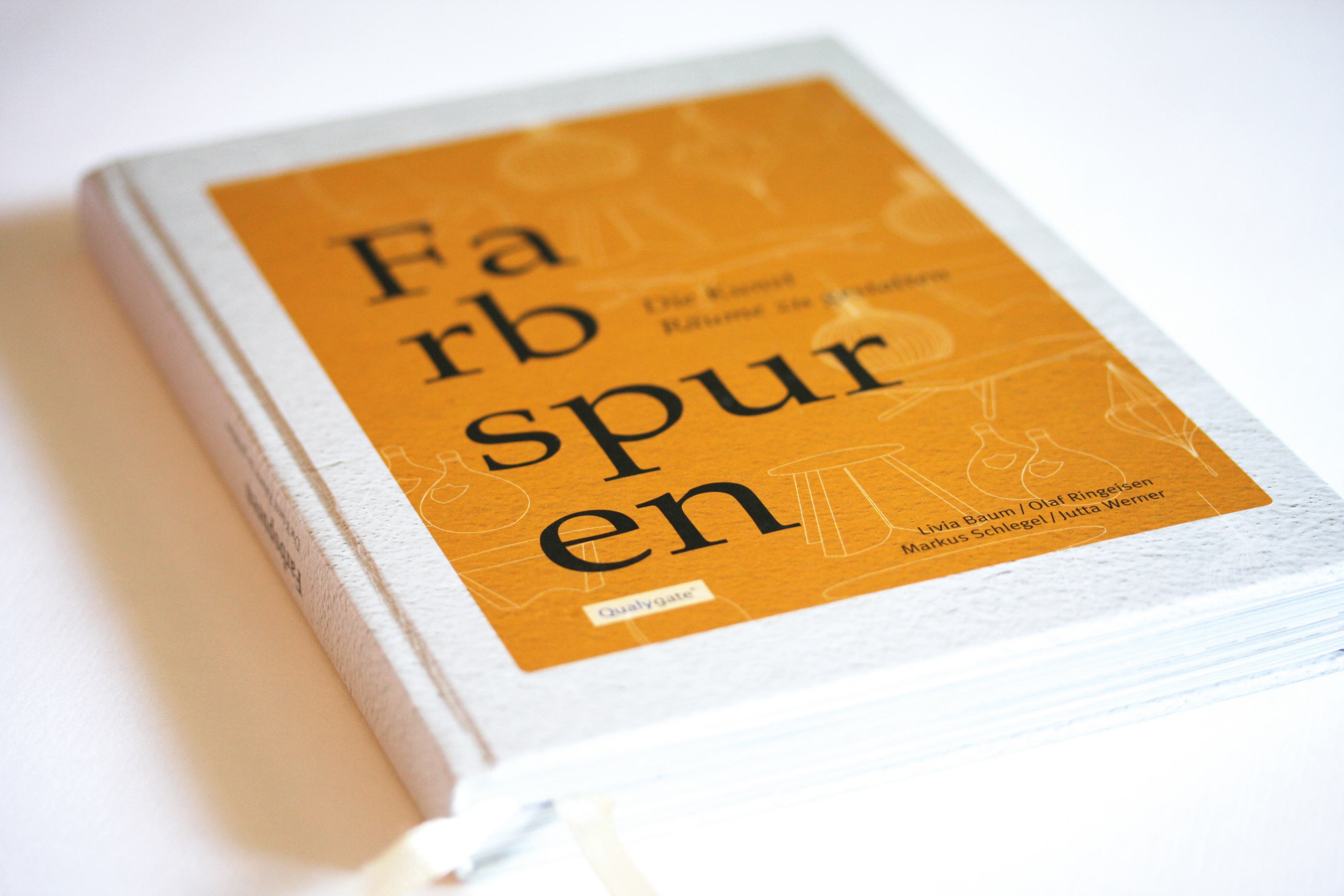 Cover des Buches Farbspuren in Orange